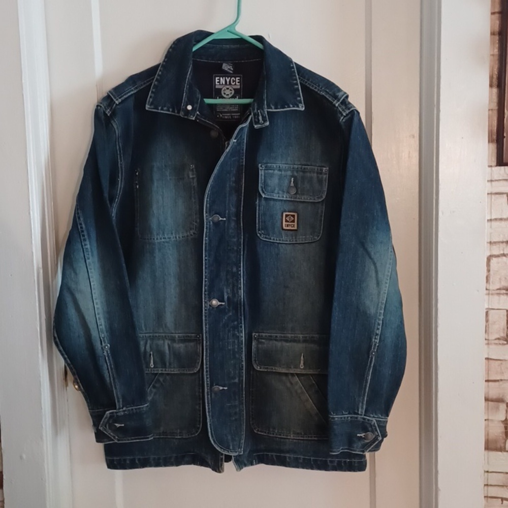 EYNYCE Denim ranch coat  men's size large